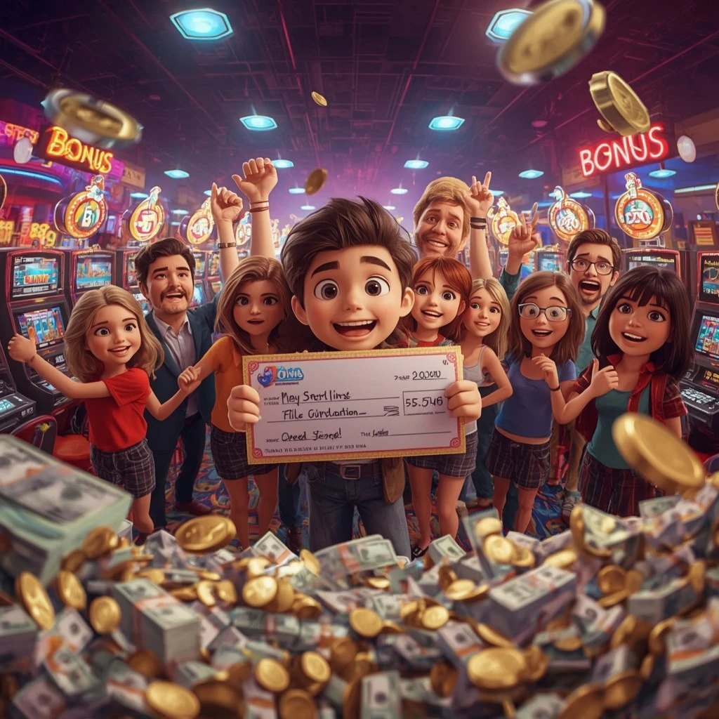 bonus dans les mains de l'homme au casino SUPERLINES CASINO