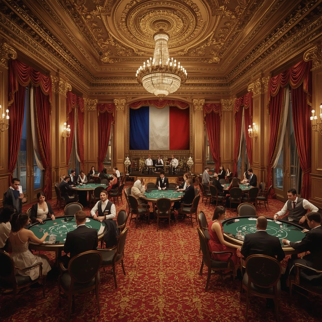 Le casino et le drapeau français SUPERLINES CASINO